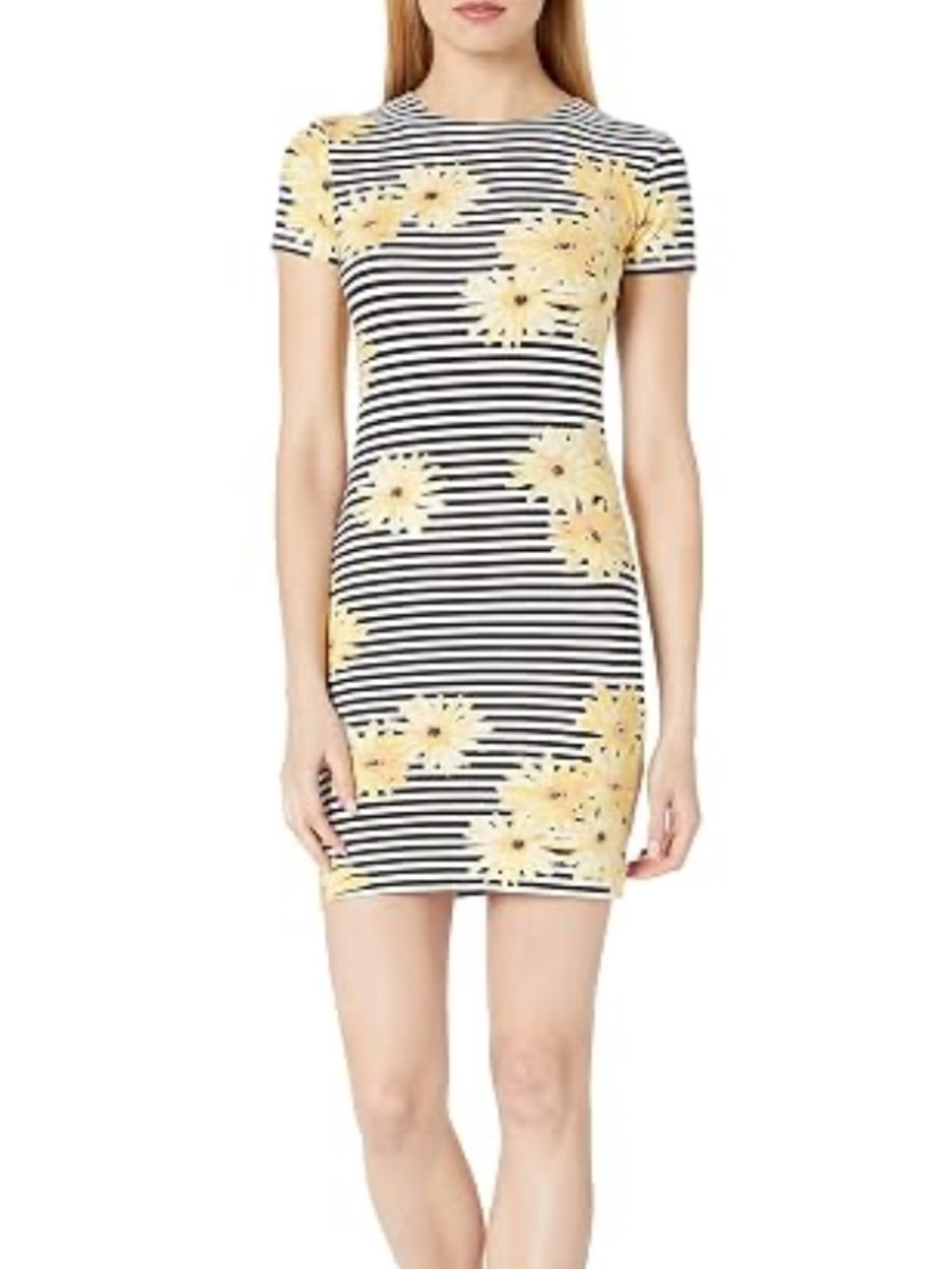 French Connection Sunflower Striped Dress!